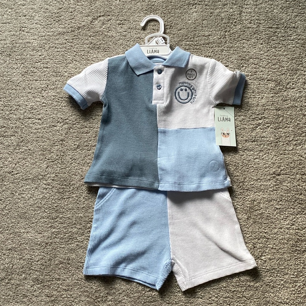 NWT Laughing Llama 18 Month 2 Piece Outfit